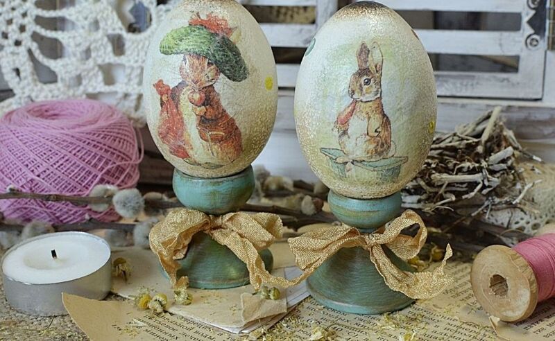 24 марта - мастер-класс по художественной обработке деревянных яиц в стиле декупаж!
