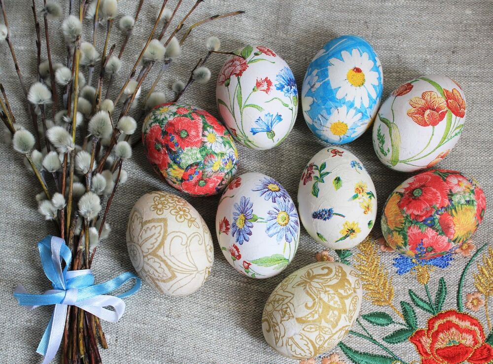 21 апреля - мастер-класс по художественной обработке деревянных яиц в стиле декупаж.